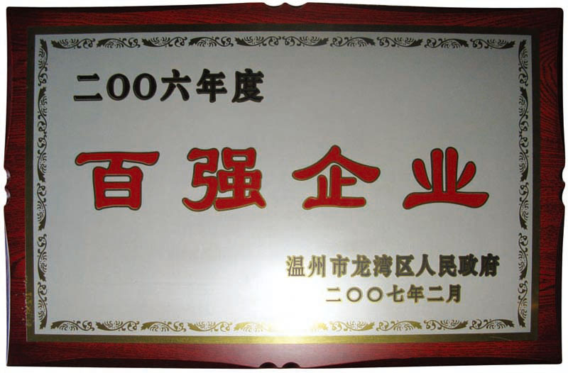 百強(qiáng)企業(yè)